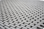 Échantillon manuel de mosaïque ECO Recycling GLAS Brick Enamel gris-brun mat MOS140-B25G_m