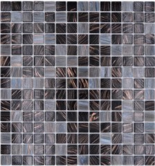 Mosaïque de verre Carreaux de mosaïque gris cuivre noir anthracite Fond de douche Miroir de carrelage MOS54-0108