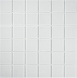 Carreau de mosaïque Mosaïque de verre super blanc SALLE DE BAIN WC CUISINE MUR Tapis de mosaïque MOS69-0101