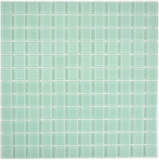 Carreau de mosaïque Mosaïque de verre vert clair turquoise menthe Mosaïque de piscine MOS63-0107