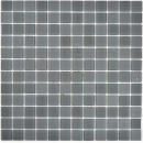 Mosaïque Carreaux Mosaïque de verre anthracite gris mat/brillant Mosaïque de piscine MOS63-2602