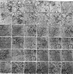 Mosaïque de verre Carreau de carrelage argenté anthracite noir Structure aspect métal MOS126-CM4BL22