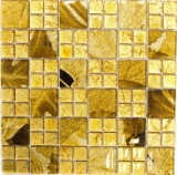 Mosaïque de verre or Carreau de mosaïque Desert Carrelage de cuisine Paroi de douche MOS88-8DSG