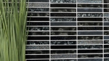 Mosaïque de verre en bâtonnets Carreaux de mosaïque gris scintillant anthracite noir MOS87-STNB