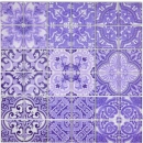 Mosaïque de verre Rétro Vintage Carreaux de mosaïque violet violet mur de cuisine MOS68-Retro-I