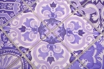 Motif à main Retro Vintage Carreau de mosaïque Translucide violet Mosaïque de verre Crystal ITALY MOS68-Retro-I_m
