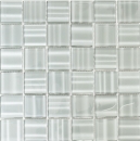 Mosaïque de verre Carreaux muraux cuisine Mosaïque de verre Facetta gris anthracite MOS110-0202
