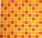 Mosaïque Carreaux Mosaïque de verre jaune orange rouge Plaque de mosaïque MOS62-0802