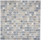 Mosaïque de verre Carreaux de mosaïque pierre cream gris GRIGIO SALLE DE BAIN WC CUISINE MUR MOS91-0204