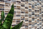 Motif manuel Carreau de mosaïque Translucide beige foncé Bâtons Mosaïque de verre Crystal Pierre emperador foncé MOS87-S1255_m