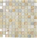 Pierre naturelle Rustique Quartzite Pierre naturelle Carreau de mosaïque Verre mosaïque or beige gris clair miel Carrelage Revêtement mural cuisine WC - MOS83-CR27