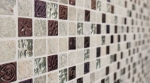 Échantillon manuel Carreau de mosaïque Translucide gris Mosaïque de verre Crystal Pierre Design Quartzite gris MOS83-CR37_m