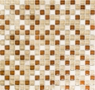 Mosaïque de verre Pierre naturelle Carreau de mosaïque beige crème ocre brun jaune doré Carrelage salle de bain cuisine mur bac à douche - MOS92-1204