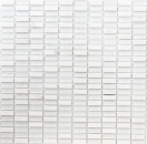 Plaquette Rectangle Carreaux de mosaïque Mosaïque de verre blanc aspect carrara Bris de verre Pierre naturelle Carrelage Salle de bains Cuisine WC - MOS87-1401
