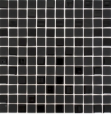 mosaïque de verre autocollante carreau de mosaïque noir mat carreau de fond de cuisine MOS200-4CM22