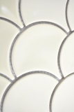 Motif main céramique éventail ivoire brillant mur carrelage cuisine douche bain MOS13-FS09_m
