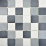 Céramique Mosaïque Carreau blanc ancien gris anthracite antidérapant cuisine Carreau de salle de bains MOS14-0123