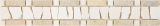 Marbre Borde Bordure chocolat crème beige noyer brun Bordure en pierre naturelle mur salle de bain cuisine sol WC sauna - MOSBOR-BC07