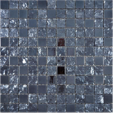 Mosaïque céramique Carreau exclusif Japon graphite noir mur carrelage cuisine salle de bain WC - MOS18-0303