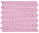 Mosaïque céramique Hexagone vieux rose R10B receveur de douche Carreaux de sol Mosaïque cuisine salle de bain sol MOS11H-1111-R10_f