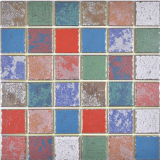 Céramique Carreau de mosaïque multicolore Vintage Retro used look Carreau de mosaïque mural Carrelage cuisine - MOS24-1234