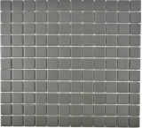 Mosaïque céramique Carreaux de mosaïque RÉSISTANTS Sol gris ardoise mat Carrelage - MOS18-0222-R10