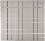 Mosaïque céramique Carreaux de mosaïque GRIS CLAIR GRIS SAVON CREAM MUR SOL non émaillé antidérapant cuisine mur - MOS18-0204-R10