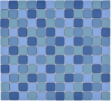 Céramique Mosaïque bleu turquoise Mosaïque de piscine TABLEAU DE DOUCHE FOND DE TABLEAU CUISINE MUR - MOS18-0404-R10