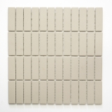 Bâtonnets Mosaïque Céramique beige clair non émaillée antidérapant receveur de douche carrelage de sol carrelage de salle de bain - MOS24B-1211-R10
