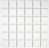 Carreau de mosaïque Céramique blanc ancien RÉSISTANT À LENTRAÎNEMENT MOS14-0111-R10_f