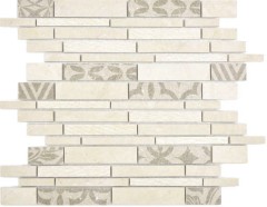 Marbre Mosaïque Mosaïque céramique beige cream Carreau mural Carrelage cuisine - MOS180-A0127B