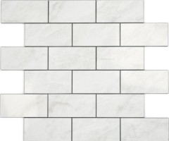 vinyle autocollant mosaïque aspect pierre blanc cream optique Carrara Subway carreau de mosaïque mur carrelage cuisine salle de bain MOS200-CLG