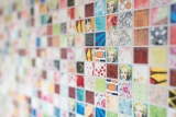 Motif main mosaïque colorée rétro vintage POP UP Marilyn Monroe céramique MOS18D-1605_m