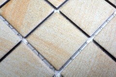 Échantillon manuel Carreau de mosaïque aspect pierre naturelle beige Structure Carreau de salle de bain MOS16-AISO98_m