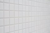 Motif manuel Carreau de mosaïque Céramique BLANC MATTE Mur Carrelage cuisine salle de bain douche MOS18-0111_m
