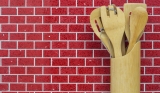 Motif main Mosaïque Carrelage Quartz Composite Pierre artificielle Brick Artificial rouge MOS46-ASMB4_m