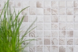 Carreaux de mosaïque Retro Vintage Mosaïque céramique grise Kaki Carreaux de fond de cuisine MOS18D-1402_f | 10 Tapis de mosaïque