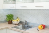 Carreau de mosaïque Translucide blanc Mosaïque de verre Crystal Lüster blanc MOS88-8LU90_f | 10 Tapis de mosaïque