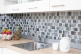 Carreau mosaïque translucide fumé combinaison irisé fumé MOS68-0216F_f | 10 Carreaux mosaïque