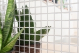Mosaïque acier inoxydable argenté argenté acier brillant dosseret de cuisine carrelage MOS129-23G_f