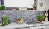 Mosaïque Marbre Pierre naturelle gris anthracite Nero Marquina MOS40-0125_f