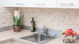 Mosaïque Carreau travertin Pierre naturelle beige Brick Splitface Chiaro Travertin 3D MOS43-46248_f